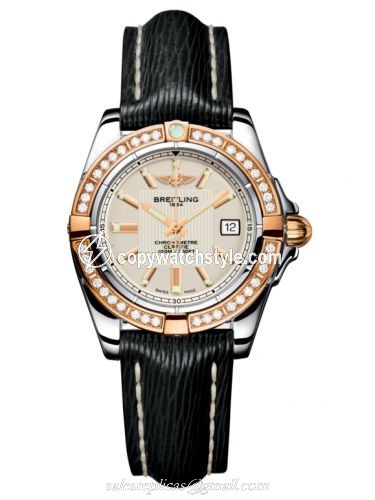 Breitling Galactic 32 Stainless Steel / Rose Gold / Diamond / Sierra Silver / Sahara C71356LA.G704.208X