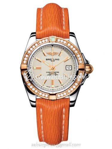 Breitling Galactic 32 Stainless Steel / Rose Gold / Diamond / Sierra Silver / Sahara C71356LA.G704.212X Breitling Galactic 32 Stainless Steel / Rose Gold / Diamond / Sierra Silver / Sahara C71356LA.G704.212X