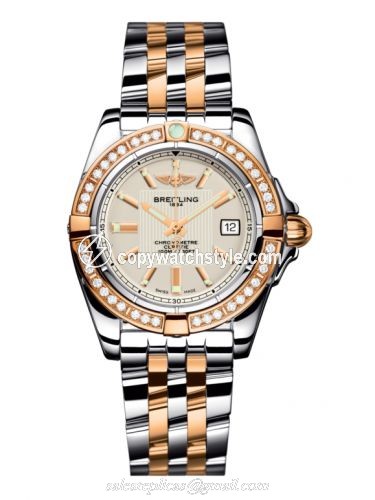 Breitling Galactic 32 Stainless Steel / Rose Gold / Diamond / Sierra Silver / Bracelet C71356LA.G704.367C Breitling Galactic 32 Stainless Steel / Rose Gold / Diamond / Sierra Silver / Bracelet C71356LA.G704.367C