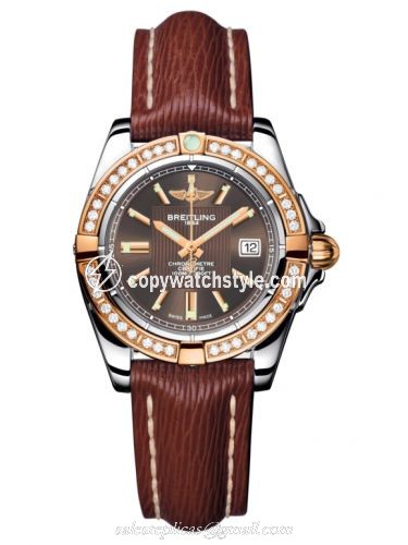 Breitling Galactic 32 Stainless Steel / Rose Gold / Diamond / Solar Bronze / Sahara C71356LA.Q581.211X Breitling Galactic 32 Stainless Steel / Rose Gold / Diamond / Solar Bronze / Sahara C71356LA.Q581.211X