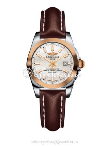 Breitling Galactic 29 Stainless Steel / Rose Gold / Pearl / Calf C7234812/A791/484X/A12BA.1 Breitling Galactic 29 Stainless Steel / Rose Gold / Pearl / Calf C7234812/A791/484X/A12BA.1