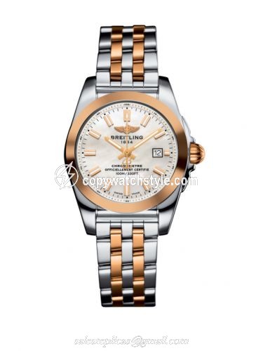 Breitling Galactic 29 Stainless Steel / Rose Gold / Pearl / Bracelet C72348121A1C1 Breitling Galactic 29 Stainless Steel / Rose Gold / Pearl / Bracelet C72348121A1C1