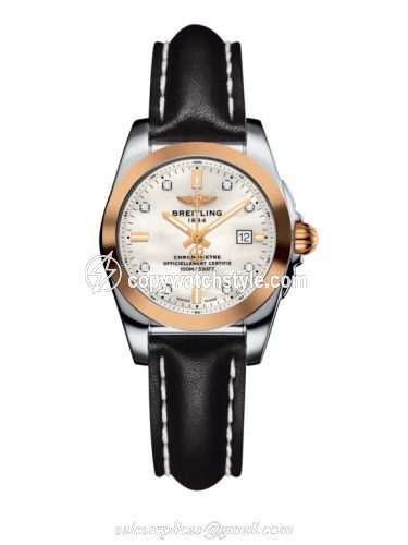 Breitling Galactic 29 Stainless Steel / Rose Gold / Pearl Diamond / Calf C7234812/A792/477X/A12BA.1 Breitling Galactic 29 Stainless Steel / Rose Gold / Pearl Diamond / Calf C7234812/A792/477X/A12BA.1
