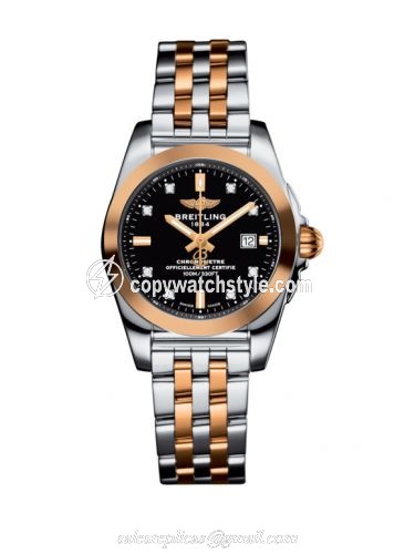 Breitling Galactic 29 Stainless Steel / Rose Gold / Trophy Black Diamond / Bracelet C7234812/BE86/791C Breitling Galactic 29 Stainless Steel / Rose Gold / Trophy Black Diamond / Bracelet C7234812/BE86/791C