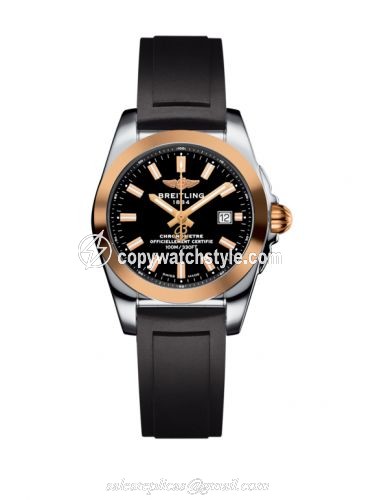 Breitling Galactic 29 Stainless Steel / Rose Gold / Trophy Black / Rubber C7234812/BF32/248S/A12S.1