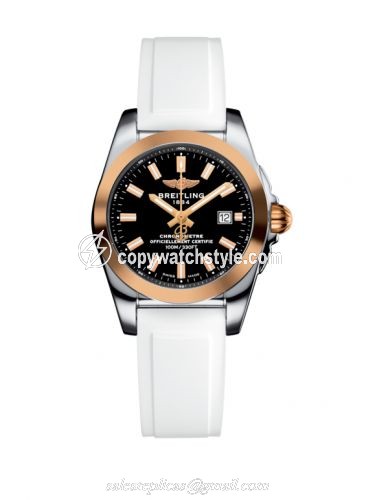 Breitling Galactic 29 Stainless Steel / Rose Gold / Trophy Black / Rubber C7234812/BF32/249S/A12S.1 Breitling Galactic 29 Stainless Steel / Rose Gold / Trophy Black / Rubber C7234812/BF32/249S/A12S.1