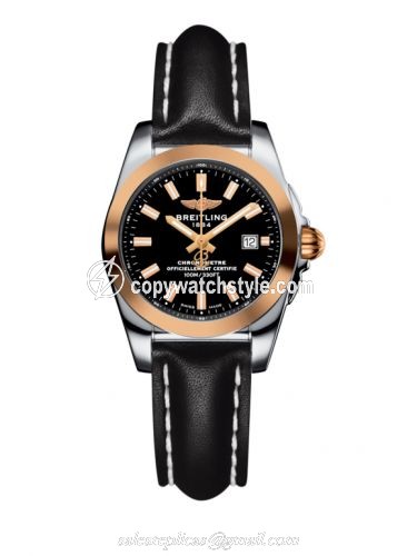 Breitling Galactic 29 Stainless Steel / Rose Gold / Trophy Black / Calf C7234812/BF32/477X/A12BA.1 Breitling Galactic 29 Stainless Steel / Rose Gold / Trophy Black / Calf C7234812/BF32/477X/A12BA.1
