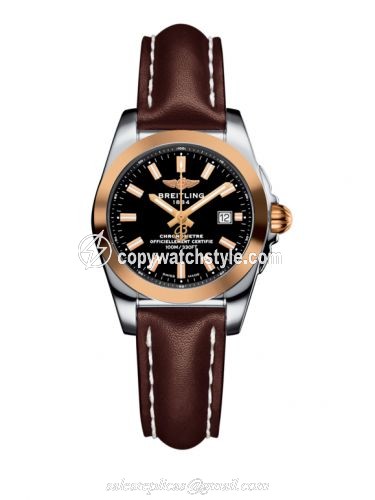 Breitling Galactic 29 Stainless Steel / Rose Gold / Trophy Black / Calf C7234812/BF32/484X/A12BA.1 Breitling Galactic 29 Stainless Steel / Rose Gold / Trophy Black / Calf C7234812/BF32/484X/A12BA.1