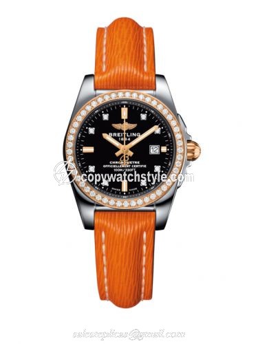 Breitling Galactic 29 Stainless Steel / Rose Gold / Diamond / Trophy Black Diamond / Sahara C7234853/BE86/270X/A12BA.1 Breitling Galactic 29 Stainless Steel / Rose Gold / Diamond / Trophy Black Diamond / Sahara C7234853/BE86/270X/A12BA.1