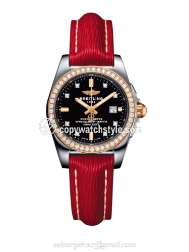 Breitling Galactic 29 Stainless Steel / Rose Gold / Diamond / Trophy Black Diamond / Sahara C7234853/BE86/273X/A12BA.1 Breitling Galactic 29 Stainless Steel / Rose Gold / Diamond / Trophy Black Diamond / Sahara C7234853/BE86/273X/A12BA.1