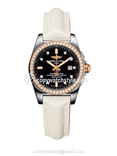 Breitling Galactic 29 Stainless Steel / Rose Gold / Diamond / Trophy Black Diamond / Sahara C7234853/BE86/274X/A12BA.1 Breitling Galactic 29 Stainless Steel / Rose Gold / Diamond / Trophy Black Diamond / Sahara C7234853/BE86/274X/A12BA.1