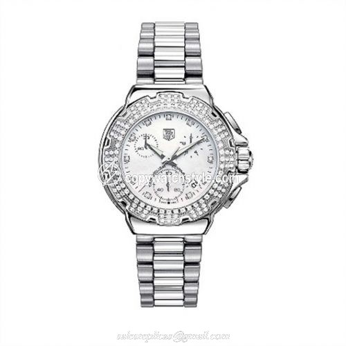 TAG Heuer Formula 1 Quartz Chronograph 37 Stainless Steel / MOP - Diamond / Bracelet CAC1310.BA0852 TAG Heuer Formula 1 Quartz Chronograph 37 Stainless Steel / MOP - Diamond / Bracelet CAC1310.BA0852