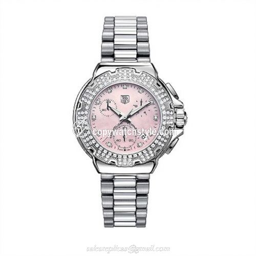 TAG Heuer Formula 1 Quartz Chronograph 37 Stainless Steel / Diamond / Pink MOP - Diamond / Bracelet CAC1311.BA0852 TAG Heuer Formula 1 Quartz Chronograph 37 Stainless Steel / Diamond / Pink MOP - Diamond / Bracelet CAC1311.BA0852
