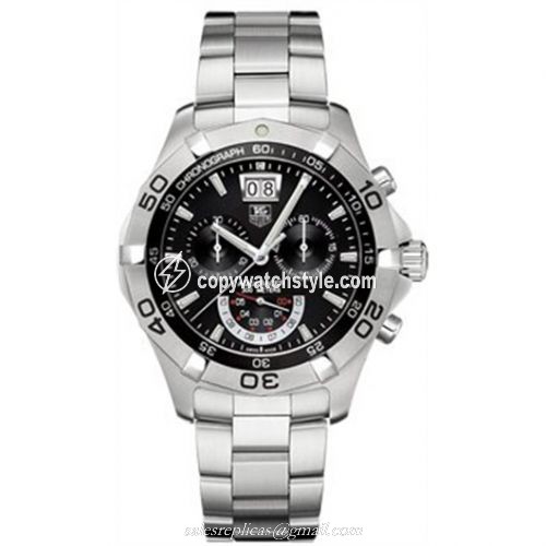 TAG Heuer Aquaracer 300M Quartz Chronograph 43 Stainless Steel / Black / Bracelet CAF101A.BA0821 TAG Heuer Aquaracer 300M Quartz Chronograph 43 Stainless Steel / Black / Bracelet CAF101A.BA0821