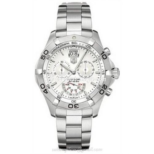 TAG Heuer Aquaracer 300M Quartz Chronograph 43 Stainless Steel / Silver / Bracelet CAF101B.BA0821 TAG Heuer Aquaracer 300M Quartz Chronograph 43 Stainless Steel / Silver / Bracelet CAF101B.BA0821