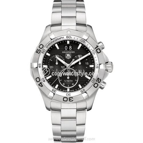 TAG Heuer Aquaracer 300M Quartz Chronograph 43 Stainless Steel / Black / Bracelet CAF101E.BA0821 TAG Heuer Aquaracer 300M Quartz Chronograph 43 Stainless Steel / Black / Bracelet CAF101E.BA0821