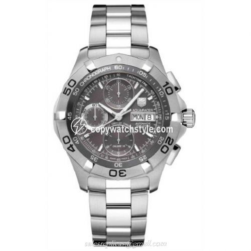 TAG Heuer Aquaracer Calibre 16 Day-Date COSC 43 Stainless Steel / Grey / Bracelet CAF5011.BA0815 TAG Heuer Aquaracer Calibre 16 Day-Date COSC 43 Stainless Steel / Grey / Bracelet CAF5011.BA0815