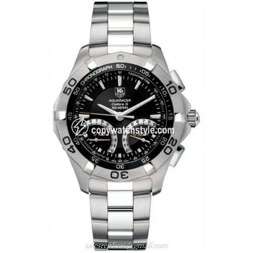TAG Heuer Aquaracer 300M Calibre S 43 Stainless Steel / Black / Bracelet CAF7010.BA0815 TAG Heuer Aquaracer 300M Calibre S 43 Stainless Steel / Black / Bracelet CAF7010.BA0815