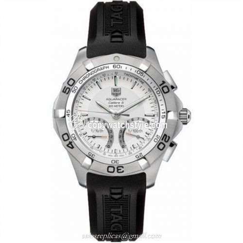 TAG Heuer Aquaracer 300M Calibre S 43 Stainless Steel / Silver / Rubber CAF7011.FT8011