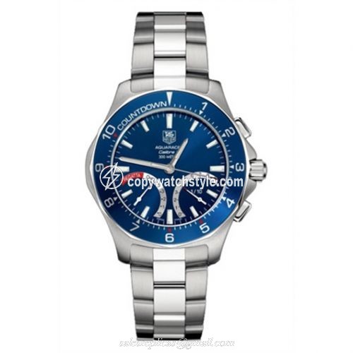 TAG Heuer Aquaracer 300M Calibre S Regatta 43 Stainless Steel / Blue / Bracelet CAF7110.BA0803 TAG Heuer Aquaracer 300M Calibre S Regatta 43 Stainless Steel / Blue / Bracelet CAF7110.BA0803