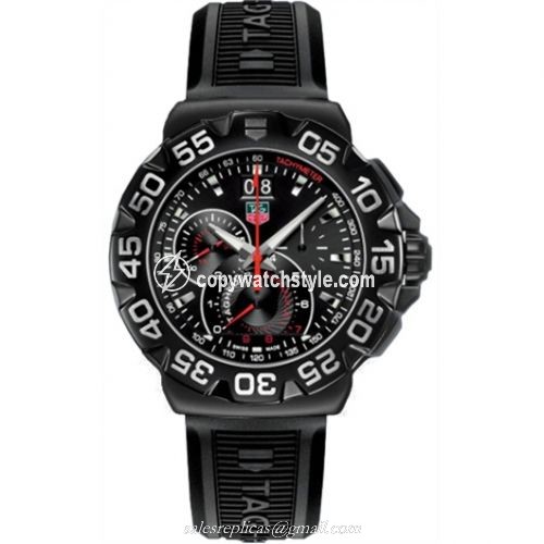 TAG Heuer Formula 1 Quartz Chronograph Big Date 44 Titanium PVD / Black / Rubber CAH1012.BT0717
