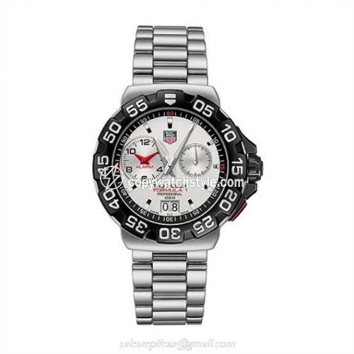 TAG Heuer Formula 1 Quartz Alarm 41 Stainless Steel / Silver / Bracelet CAH1111.BA0850 TAG Heuer Formula 1 Quartz Alarm 41 Stainless Steel / Silver / Bracelet CAH1111.BA0850