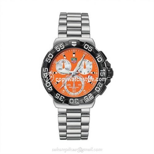 TAG Heuer Formula 1 Quartz Chronograph 41 Stainless Steel / Orange / Bracelet CAH1113.BA0850 TAG Heuer Formula 1 Quartz Chronograph 41 Stainless Steel / Orange / Bracelet CAH1113.BA0850