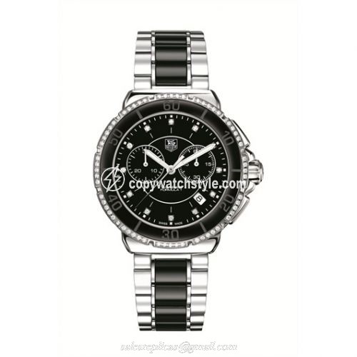 TAG Heuer Formula 1 Chronograph Quartz 41 Stainless Steel / Diamond / Black / Bracelet CAH1212.BA0862 TAG Heuer Formula 1 Chronograph Quartz 41 Stainless Steel / Diamond / Black / Bracelet CAH1212.BA0862