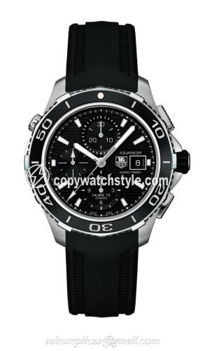 TAG Heuer Aquaracer 500M Calibre 16 43 Stainless Steel / Black / Rubber CAK2110.FT8019
