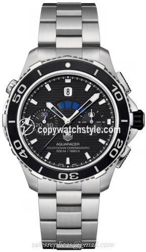TAG Heuer Aquaracer 500M Calibre 72 43 Stainless Steel / Black / Bracelet CAK211A.BA0833 TAG Heuer Aquaracer 500M Calibre 72 43 Stainless Steel / Black / Bracelet CAK211A.BA0833