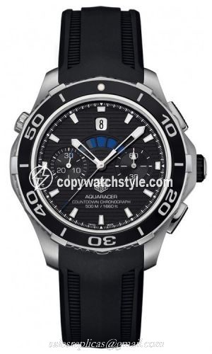 TAG Heuer Aquaracer 500M Calibre 72 43 Stainless Steel / Black / Rubber CAK211A.FT8019