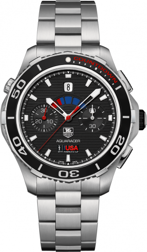 TAG Heuer Aquaracer 500M Calibre 72 43 Stainless Steel / Oracle Team USA CAK211B.BA0833 TAG Heuer Aquaracer 500M Calibre 72 43 Stainless Steel / Oracle Team USA CAK211B.BA0833