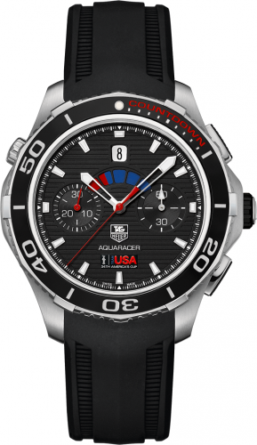 TAG Heuer Aquaracer 500M Calibre 72 43 Stainless Steel / Oracle Team USA / Rubber CAK211B.FT8019 TAG Heuer Aquaracer 500M Calibre 72 43 Stainless Steel / Oracle Team USA / Rubber CAK211B.FT8019