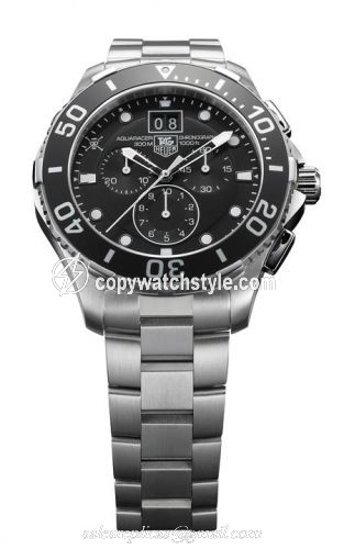 TAG Heuer Aquaracer 300M Quartz Chronograph 43 Stainless Steel / One Piece CAN1012.BA0821 TAG Heuer Aquaracer 300M Quartz Chronograph 43 Stainless Steel / One Piece CAN1012.BA0821