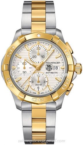 TAG Heuer Aquaracer 300M Calibre 16 42 Stainless Steel / Yellow Gold / Silver / Bracelet CAP2120.BB0834 TAG Heuer Aquaracer 300M Calibre 16 42 Stainless Steel / Yellow Gold / Silver / Bracelet CAP2120.BB0834