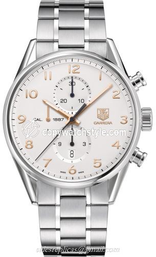 TAG Heuer Carrera Calibre 1887 43 Stainless Steel / Silver / Bracelet CAR2012.BA0796 TAG Heuer Carrera Calibre 1887 43 Stainless Steel / Silver / Bracelet CAR2012.BA0796