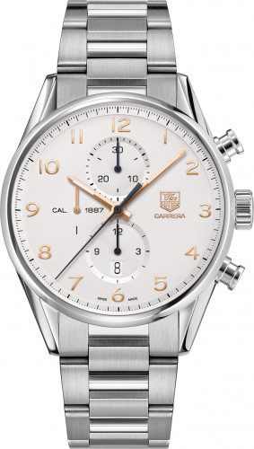TAG Heuer Carrera Calibre 1887 43 Stainless Steel / Silver / Bracelet CAR2012.BA0799 TAG Heuer Carrera Calibre 1887 43 Stainless Steel / Silver / Bracelet CAR2012.BA0799