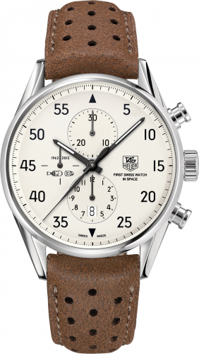 TAG Heuer Carrera Calibre 1887 43 Stainless Steel / Space X / Calf CAR2015.FC6321