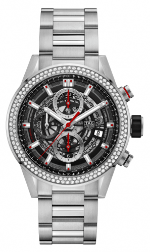 TAG Heuer Carrerra Calibre Heuer 01 43 Stainless Steel / Diamond / Skeleton / Bracelet CAR201P.BA0766 TAG Heuer Carrerra Calibre Heuer 01 43 Stainless Steel / Diamond / Skeleton / Bracelet CAR201P.BA0766