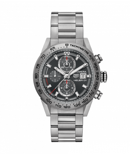 TAG Heuer Carrera Calibre Heuer 01 43 Titanium / Grey / Bracelet CAR208Z.BF0719 TAG Heuer Carrera Calibre Heuer 01 43 Titanium / Grey / Bracelet CAR208Z.BF0719
