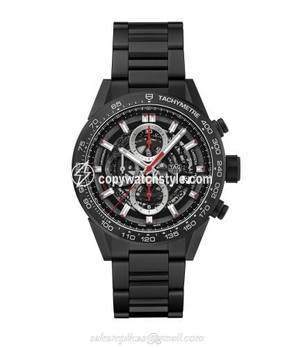 TAG Heuer Carrera Calibre Heuer 01 43 Black Ceramic / Stainless Steel / Bracelet CAR2090.BH0729 TAG Heuer Carrera Calibre Heuer 01 43 Black Ceramic / Stainless Steel / Bracelet CAR2090.BH0729