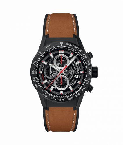 TAG Heuer Carrera Calibre Heuer 01 43 Black Ceramic / Stainless Steel / Rubber CAR2090.FT6124 TAG Heuer Carrera Calibre Heuer 01 43 Black Ceramic / Stainless Steel / Rubber CAR2090.FT6124