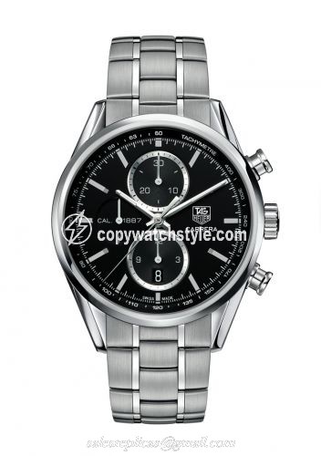 TAG Heuer Carrera Calibre 1887 41 Stainless Steel / Black / Bracelet CAR2110.BA0724 TAG Heuer Carrera Calibre 1887 41 Stainless Steel / Black / Bracelet CAR2110.BA0724
