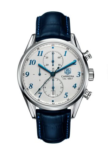 TAG Heuer Carrera Calibre 1887 41 Stainless Steel / Silver - Heritage / Alligator CAR2114.FC6292 TAG Heuer Carrera Calibre 1887 41 Stainless Steel / Silver - Heritage / Alligator CAR2114.FC6292