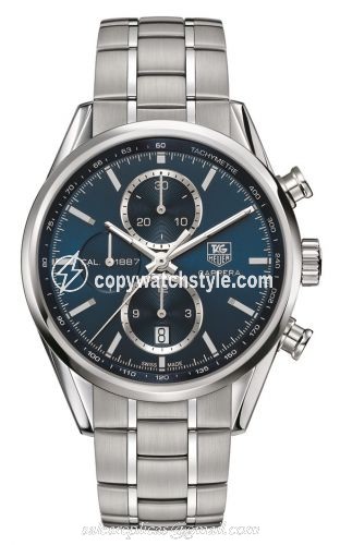 TAG Heuer Carrera Calibre 1887 41 Stainless Steel / Blue / Bracelet CAR2115.BA0724 TAG Heuer Carrera Calibre 1887 41 Stainless Steel / Blue / Bracelet CAR2115.BA0724