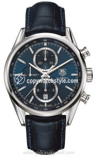 TAG Heuer Carrera Calibre 1887 41 Stainless Steel / Blue / Alligator CAR2115.FC6292