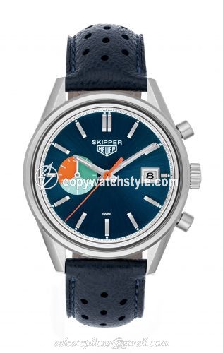 TAG Heuer Carrera Calibre 18 Stainless Steel / Blue / Skipper for Hodinkee CAR221B TAG Heuer Carrera Calibre 18 Stainless Steel / Blue / Skipper for Hodinkee CAR221B