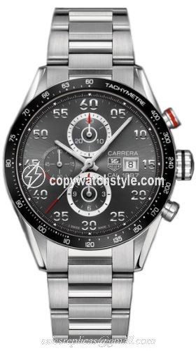 TAG Heuer Carrera Calibre 1887 43 Stainless Steel / Grey / Bracelet CAR2A11.BA0799 TAG Heuer Carrera Calibre 1887 43 Stainless Steel / Grey / Bracelet CAR2A11.BA0799