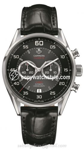 TAG Heuer Carrera Calibre 36 Flyback Stainless Steel / Grey / Alligator CAR2B10.FC6235 TAG Heuer Carrera Calibre 36 Flyback Stainless Steel / Grey / Alligator CAR2B10.FC6235