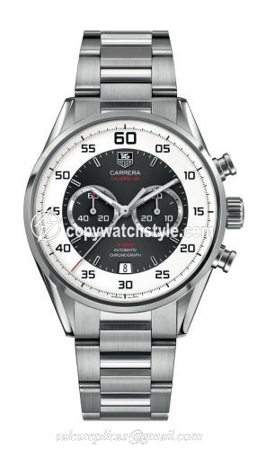 TAG Heuer Carrera Calibre 36 Flyback Stainless Steel / Grey / Bracelet CAR2B11.BA0799